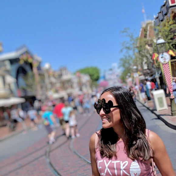 NIB Mickey Mouse Ears Black Sunglasses Adult Kid - Picture 7 of 8